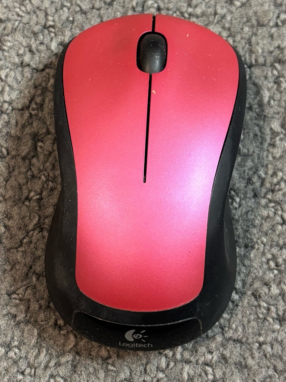 Logitech M310 Wireless Mouse Ambidextrous Design Red